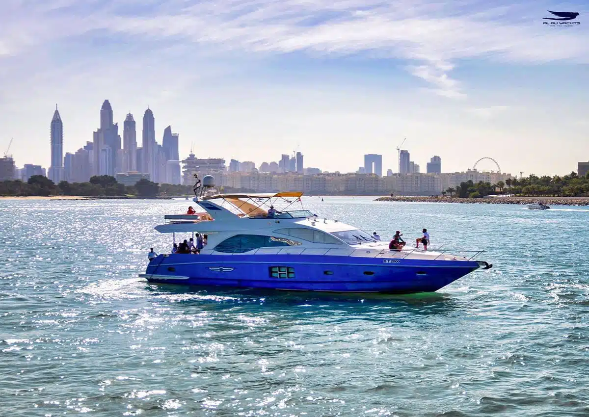 al ali yacht 63ft cruising jbr and dubai marina ain dubai