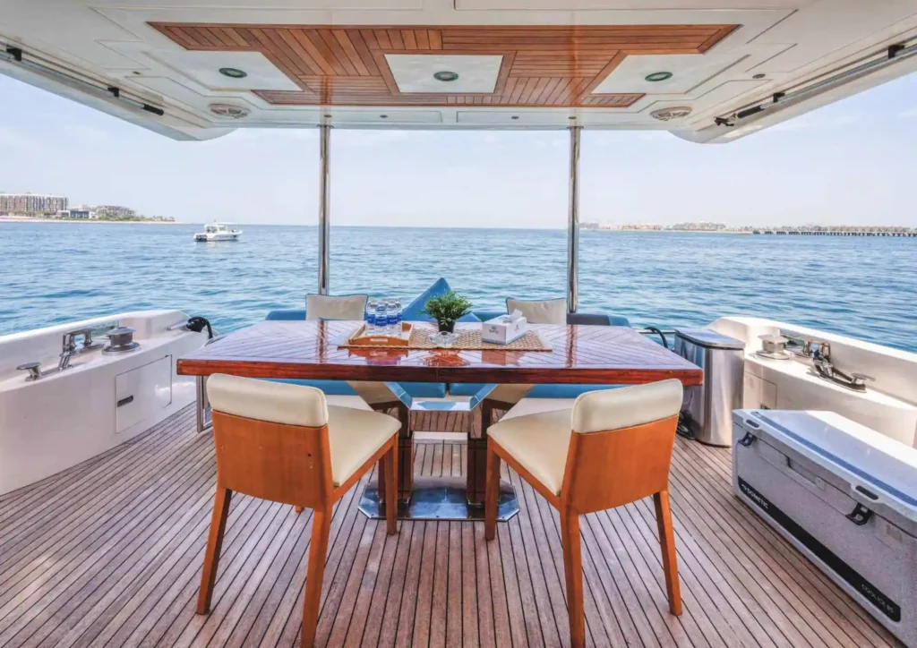 Blue-Moon-64ft yacht back view