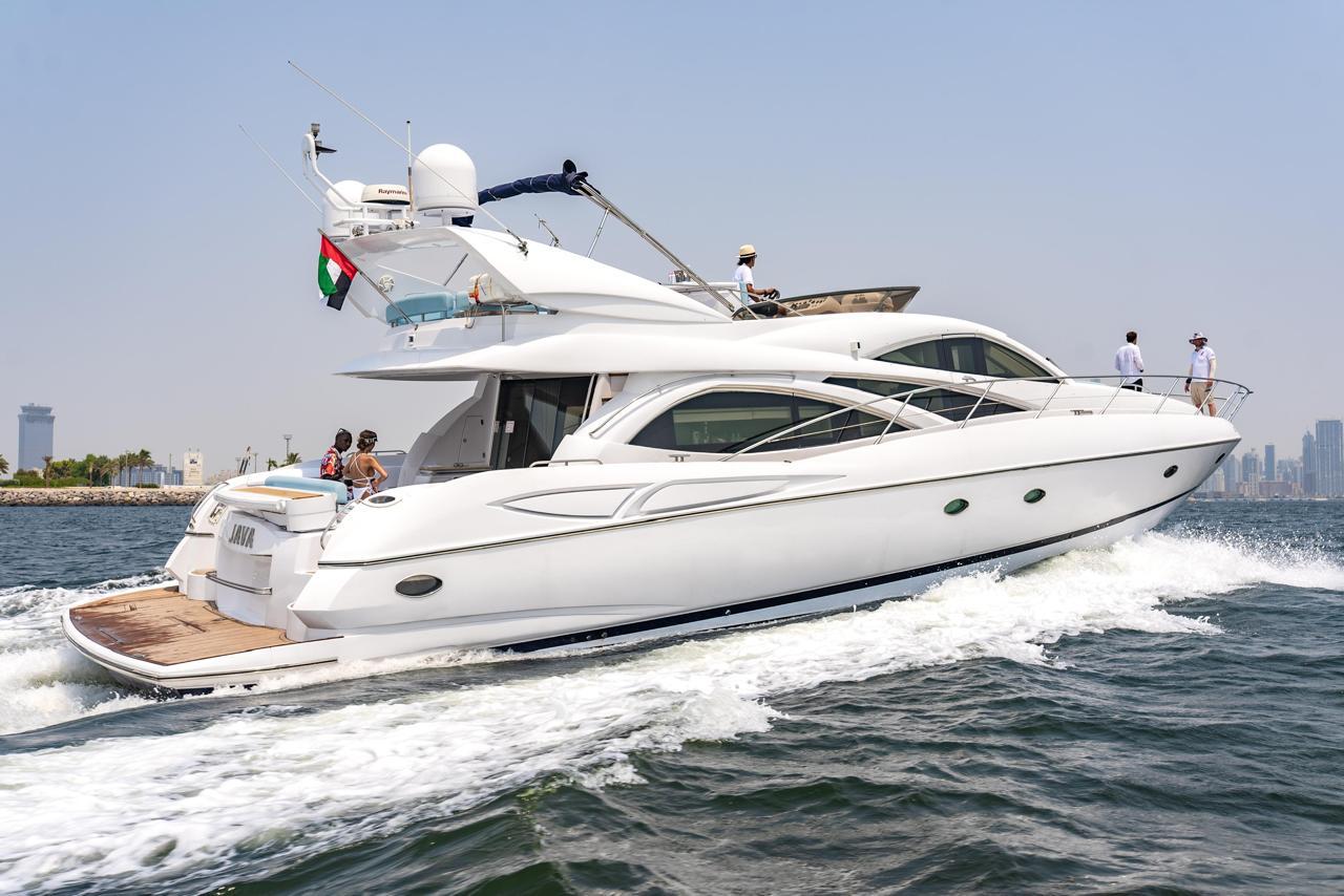 Stylish yacht deck perfect for private events and parties
