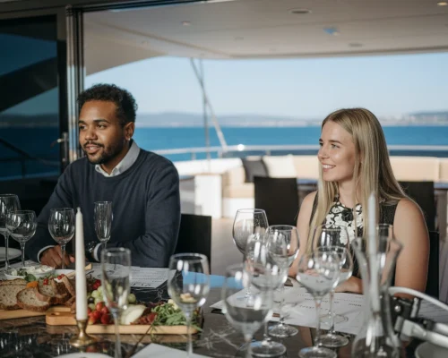 Corporate-Event-Yacht-Dubai-dining